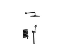 RAMON SOLER 941502RP240NM BLAUTHERM S2 Conjunto Monomando Ducha Empotrada 2 Vías Negro Mate