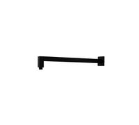 Ramon soler brazo de ducha cuadrado a pared horizontal negro mate 400mm