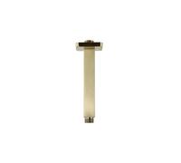 Ramon soler brazo de ducha cuadrado de techo vertical a pared oro cepillado 165mm