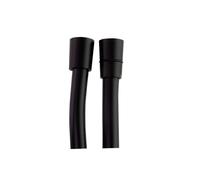Ramon Soler - Flexo para Grifo de Ducha PVC Color Negro Mate 1,75m G1/2"-G1/2" Antitwist System