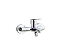 Ramon Soler - Grifo de Baño-Ducha Monomando Cromado con Sistema C2 de Ahorro de Agua Serie New Fly