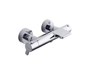 Ramon Soler - Grifo de Baño-Ducha Termostático Cascada Cromado Serie Blautherm