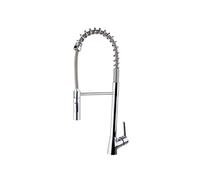 Ramon Soler - Grifo de Fregadero de Gran Cocina Home Profesional con Caño Extraíble, Extensible y Orientable Cromado