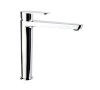 Ramon soler grifo de lavabo monomando alto cromado con sistema s2 de ahorro de agua serie alexia