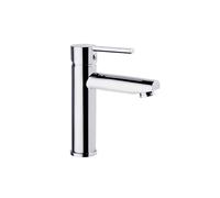 Ramon Soler - Grifo Monomando para Lavabo Cromado, Ahorro de Agua con Sistema S2, Diseño Moderno, Serie Drako, Ideal para Baños, Fácil Instalación
