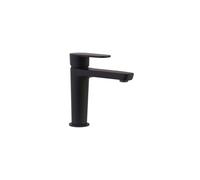 Ramon Soler - Grifo Monomando Negro Mate para Lavabo, Ahorro de Agua con Sistema S2, Diseño Moderno, Serie Alexia, Ideal para Baños Elegantes, Fácil Instalación