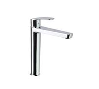 Ramon Soler - Grifo Monomando Alto para Lavabo, Ahorro de Agua con Sistema S2, Acabado Cromado, Diseño Moderno, Serie New Fly