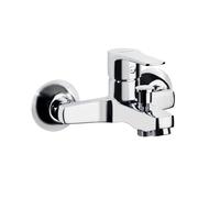 Ramon Soler - Grifo de Baño-Ducha Monomando Cromado con Sistema S2 de Ahorro de Agua Serie Titanium