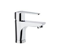 Ramon Soler - Grifo Monomando para Lavabo, Ahorro de Agua C3, Apertura en Frío, Cromado, Serie Ypsilon Plus, Diseño Moderno y Eficiente para Baños