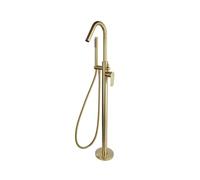 Ramon soler ramon soler conjunto de grifo para bañera de pie monomando oro cepillado con accesorios serie alexia