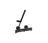 Ramon soler ramon soler conjunto grifo baño-ducha termostático negro mate con caño cascada con accesorios alexia