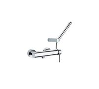 Ramon soler ramon soler conjunto grifo ducha monomando cromado con sistema c2 de ahorro de agua con accesorios serie drako