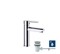 Ramon soler ramon soler grifo de lavabo monomando cromado con sistema c2 de ahorro de agua con válvula automática serie drako