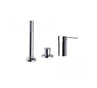 Ramon soler ramon soler grifo de repisa de baño-ducha monomando con accesorios de ducha sin caño serie drako cromado