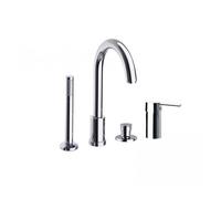 Ramon soler ramon soler grifo de repisa de baño-ducha monomando con accesorios de ducha y caño serie drako cromado