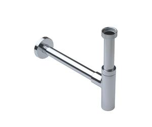 Ramon Soler - Sifón de Lavabo Visto Cromado, Diseño Moderno para Baños, Acabado Brillante, Instalación Fácil, Compatible con Lavabos Estándar, Alta Durabilidad, 32 mm Diámetro