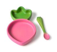 Ramona The Radish Vajilla Infantil Plato y Cuchara Oli&Carol