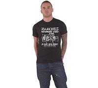 Ramones Camiseta Performance Studio East Village Nuevo Oficial Unisex Negro, Negro , S