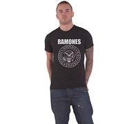 Ramones Camiseta Presidential Seal Band Logo Nuevo Oficial Unisex Negro Size XXXXL