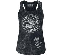Ramones Hey Ho Let's Go Mujer Top Negro XL 100% algodón Regular