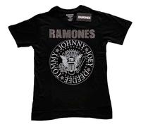 Ramones Kids Camiseta Diamante Presidential Seal Nuevo Oficial Negro, Negro , 2 años
