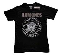 Ramones Kids Camiseta Diamante Presidential Seal Nuevo Oficial Negro, Negro , 2 años