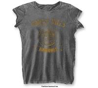 Ramones - T-Shirt # M Grey Femmina # Forest Hills