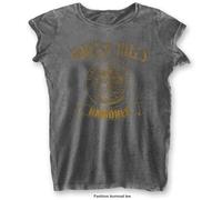 Ramones - T-Shirt # M Grey Femmina # Forest Hills
