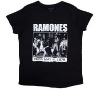 Ramones - T-Shirt # S Black Femmina # Cbgb 1978