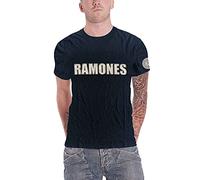 Ramones - T-Shirt # S Blue Unisex # Logo & Presidential Seal