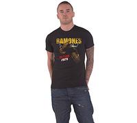Rock Off Trade Camiseta Ramones Unisex Negra Tour 1979 Talla S