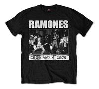 Ramones - T-Shirt # Xxl Black Unisex # Cbgb 1978