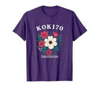 Ramos de flores antiguas flores patrón botánico estampado floral moda celebración antigua mujer 70 años Camiseta
