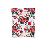 Ramos Florales Brillantes y Elegantes de Color Rojo Azul Marino, Squeeze Top Wallet Bolsa de Almacenamiento para Mujer Monedero pequeño Bolsa de Cambio