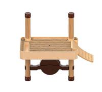 Rampa antideslizante para tortugas, muelle de elevación automática, plataforma flotante de 10 pulgadas con función de escalada, decoración de tanque de reptiles con agarre seguro, accesorio para hábit