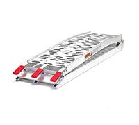 Rampa Carga Motocicleta 340kg 220x28cm Aluminio Plegable Carril Acceso Motos Transporte Motociclismo