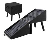 Rampa De Acceso Canino: Escalera Plegable Para Mascotas, Escalón Elevado Para Dormir Que Se Limpia Con Un Paño | Muebles Para Mascotas, Escaleras Inclinadas Para El Hogar, Apartamento, Granja, Sala De