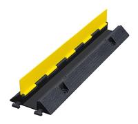 Rampa de cable resistente con cubierta superior abatible para calzadas, almacenes y estacionamientos