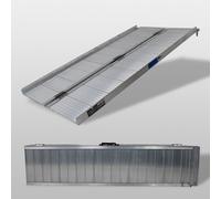 Rampa de Conducción Umbral 152CM 272KG Plegable Ligero Aluminio