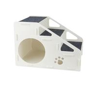 Rampa de elevación de animales, pedestal de tracción suave, base resistente, escala de cm, herramienta de apoyo veterinario canino, felino, senior, hogar, sala de estar, apartamento, colchón alto