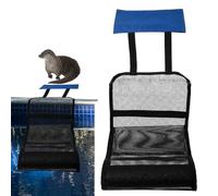 Rampa De Escape De Ranas: Protector De Piscina Plegable De Tela Oxford, Seguridad Para Criaturas Azules | Creativos De Larga Duración, Diseño Moderno, Accesorio De Spa Para Estanque Que Ahorra Espacio