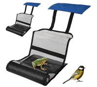 Rampa de Escape para Animales de Piscina no Tejida, rampa de Rescate Flotante con Bolsillo para Peso para Seguridad de Ranas, Ardillas, Perros y pájaros, 2 uds.