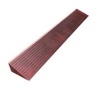 Rampa de goma antideslizante de plástico PVC para silla de ruedas para interiores o exteriores, baño, puertas