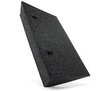 Rampa de goma negra I Ancho: 50 - 100 cm I Altura: 45-70-110 mm I Rampa Cuña de goma Rampa para silla de ruedas Rampa Ascenso Ascenso Ascensor de Puerta de Coche