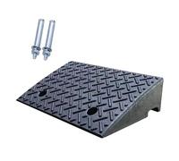 Rampa de goma para bordillos - Rampa de movilidad antideslizante para scooters y motocicletas, perfecta para puertas y calzadas, adecuada para elevaciones de 9 a 14 cm