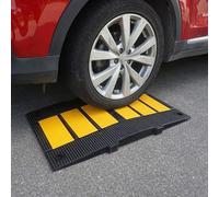 Rampa de goma para bordillos, Rampa de Umbral de Textura Antideslizante, Rampas de Movilidad para Scooter, para Coche Scooter Caravana Silla de Ruedas Acceso Discapacitados Acera Bicicleta Motocicleta