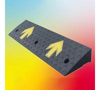 Rampa De Plástico para Bordillos De 15cm De Altura, Rampas De Carga De Servicio Pesado, Rampas De Entrada Portátiles para Almacenes Sillas De Ruedas Motocicletas Coches(100x25x7cm/39.37x9.84x2.75in)