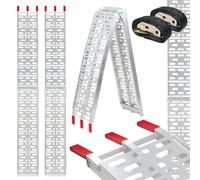 Rampa de Salida Muelle Carga Aluminio 2er Kit 228cm 680Kg Motocicleta Atv