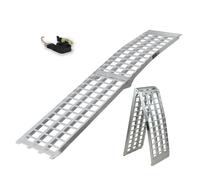 Rampa de Salida para Moto Cargamento Aluminio 230cm Heavy Duty 680KG Plegable