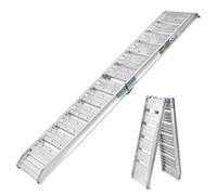 Rampa de Salida Rampa para Moto Muelle de Carga Aluminio 200KG 180CM Rampa